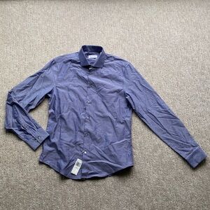 NWT - Men’s X Calvin Klein Extreme Slim Fit Checkered Shirt - 15 1/2 - 34/35